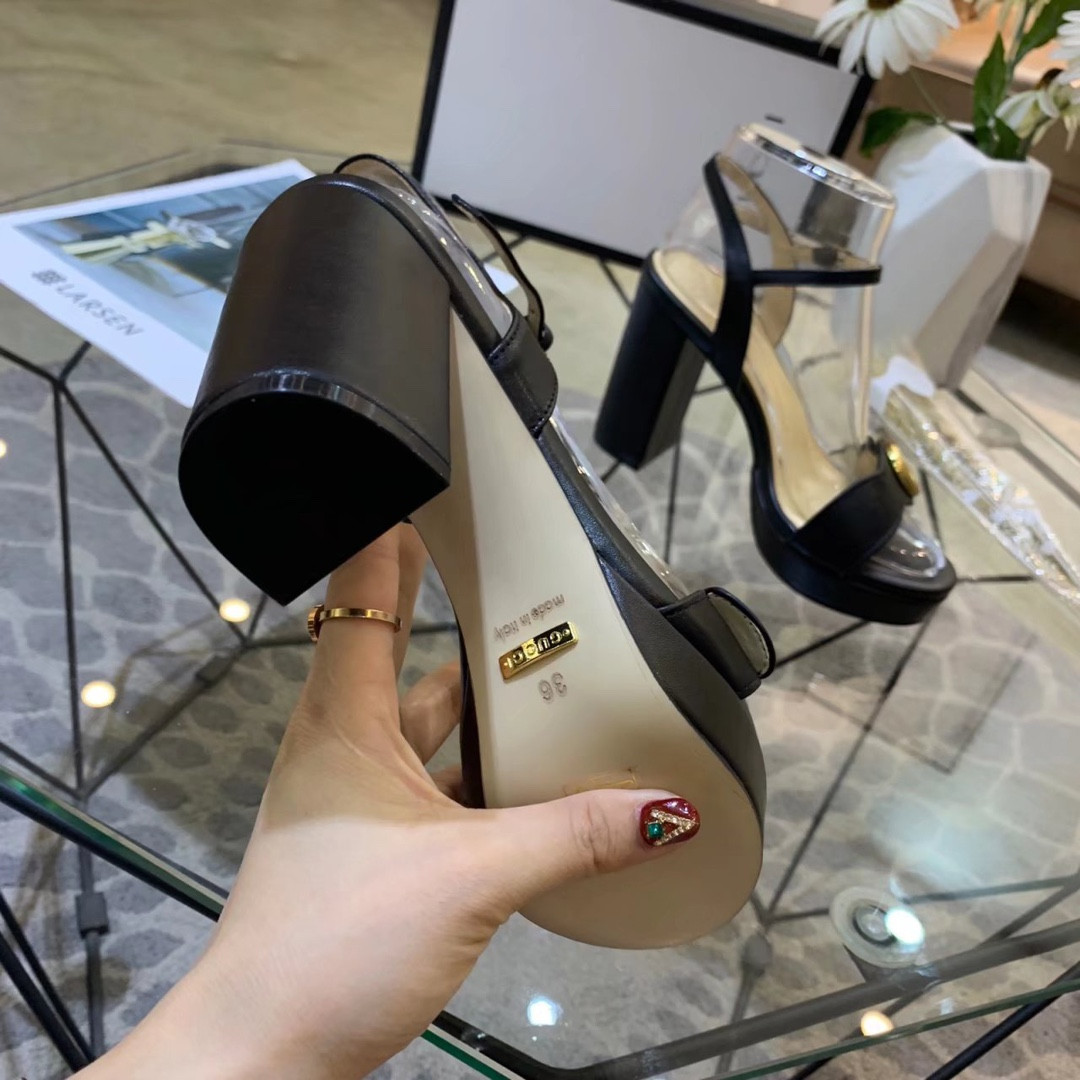 UA Gvc*1 LEATHER HIGH-HEEL SANDAL