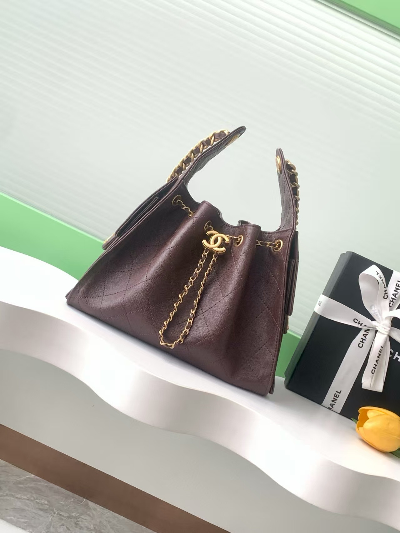 Ch**el 25C Bucket Bag 26x30x14cm