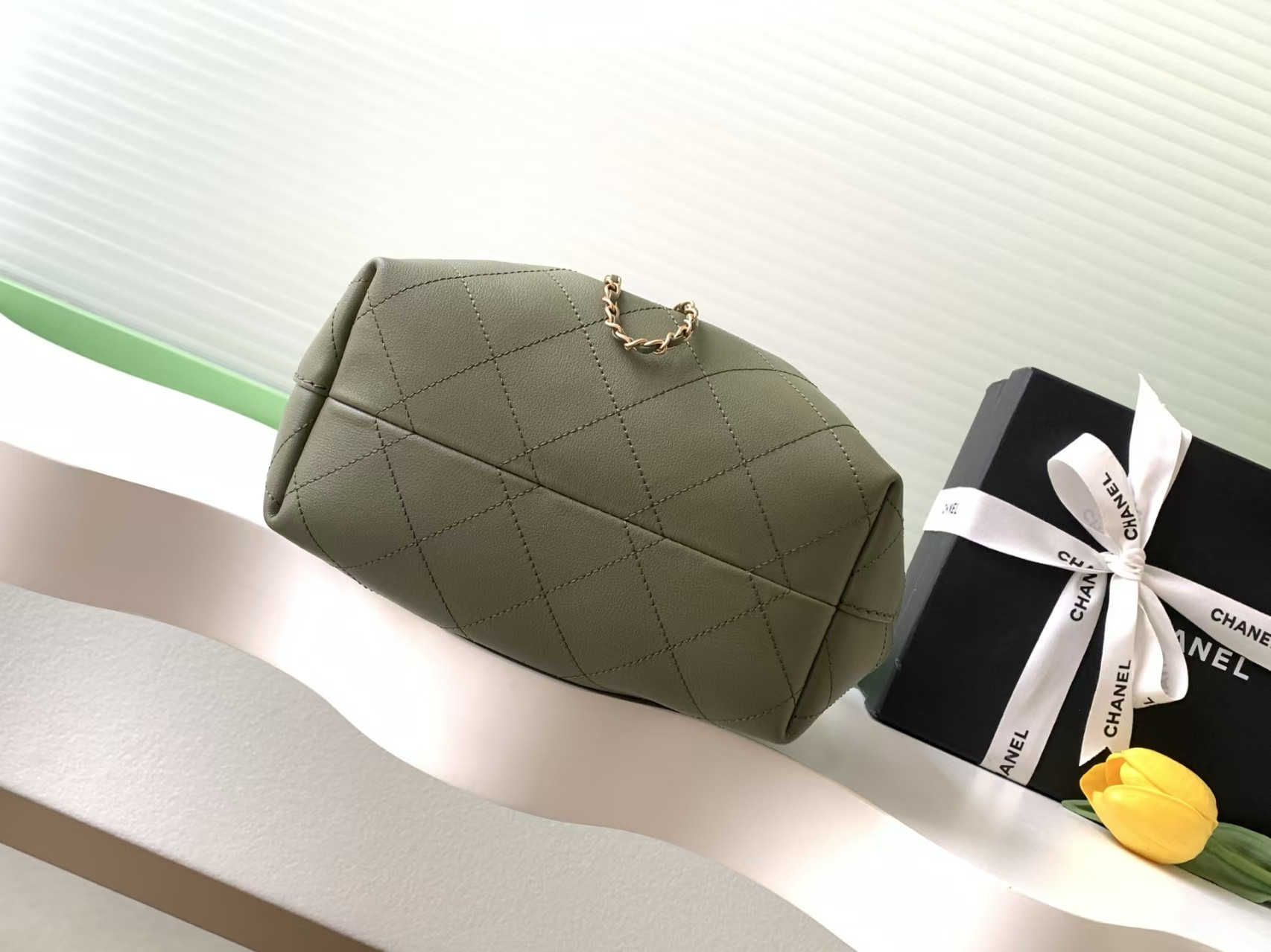 Ch**el hobo handbag as5976 32x24x12cm