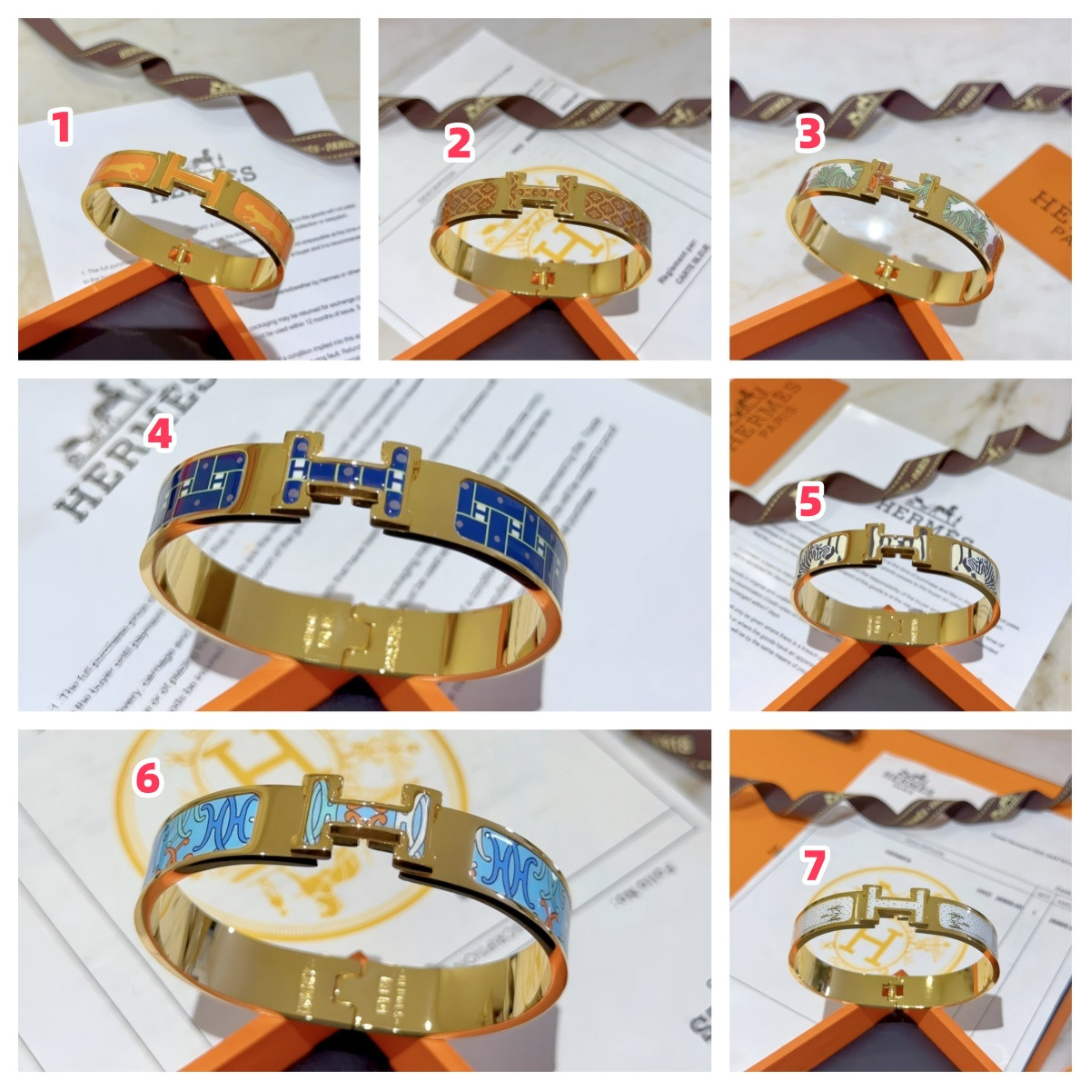 H**me5 enamel bracelet
