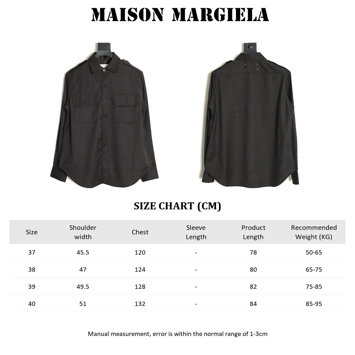 ma1s0n Marg*e1a long-sleeved shirts