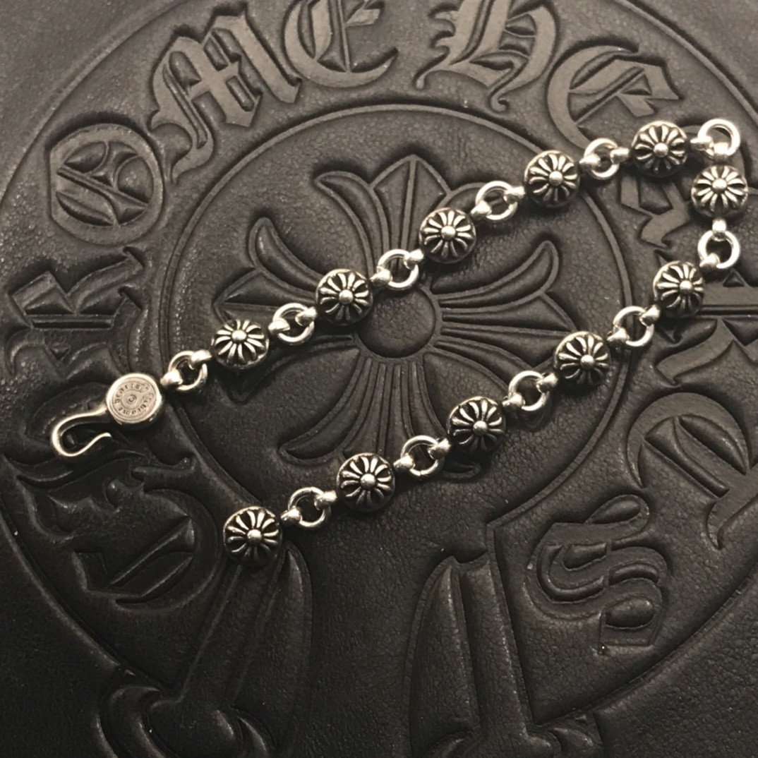 Ch*0me He**ts Cross Bracelet