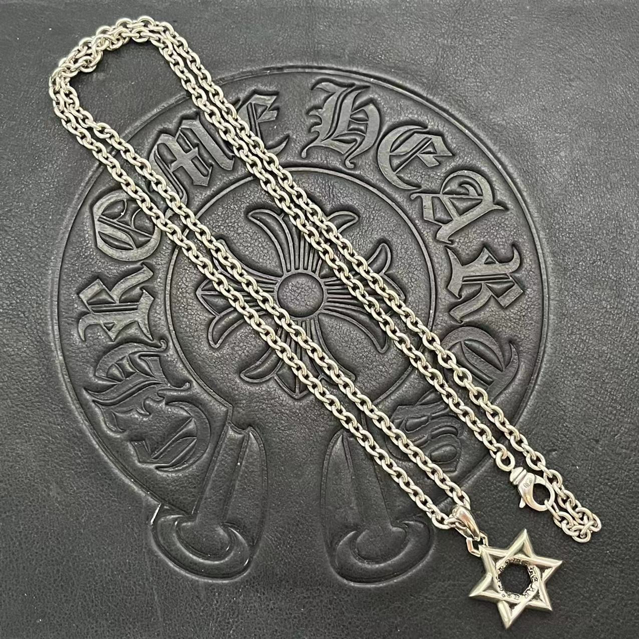 Ch*0me He**ts Hexagram Necklace