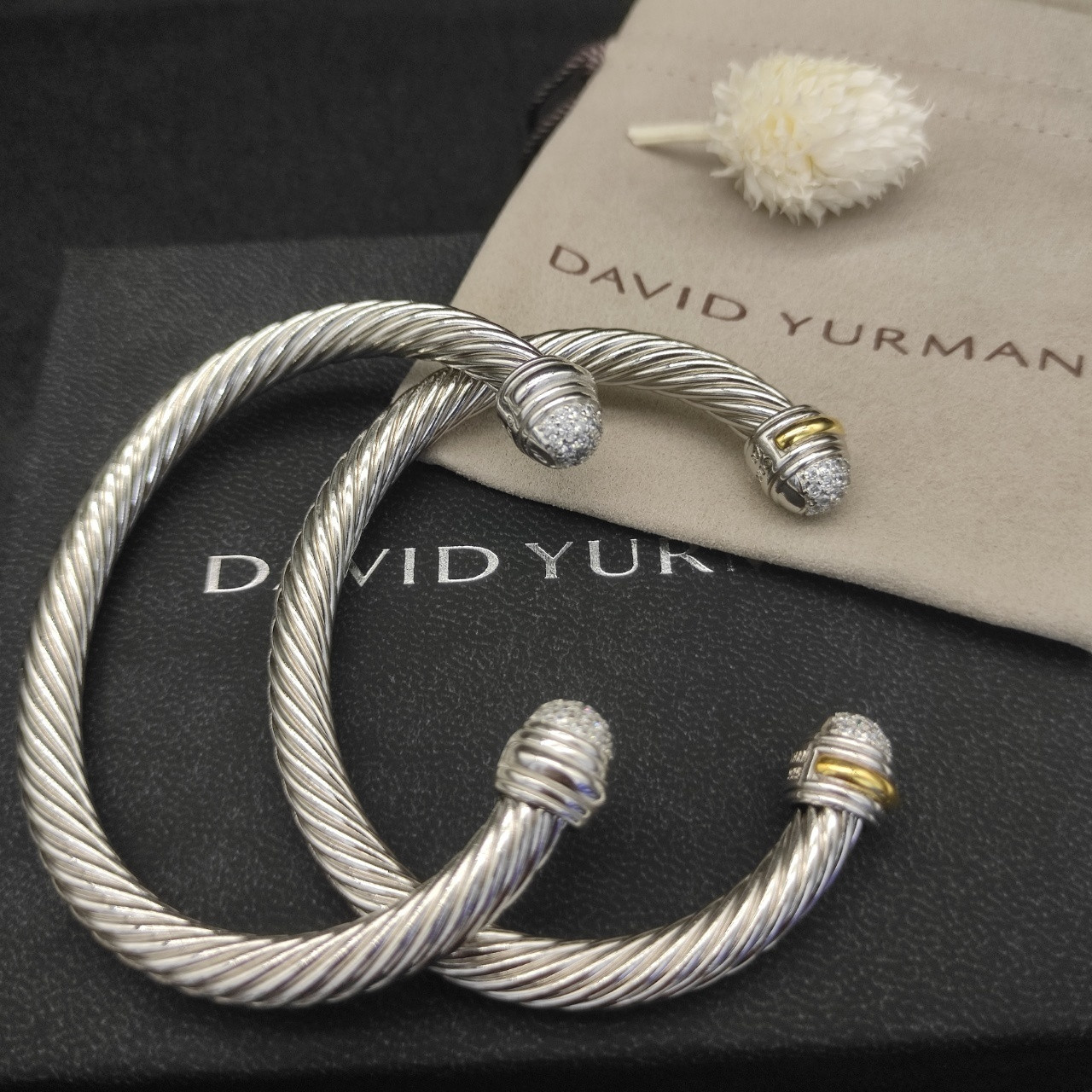 dau1d Yvrm*n 7mm wrap bracelet(wrist circumference 15-20cm)