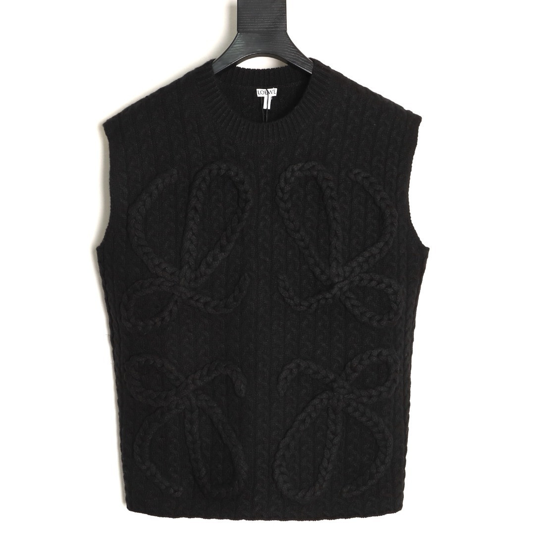 L0ew* Anagram Sweaters Vest