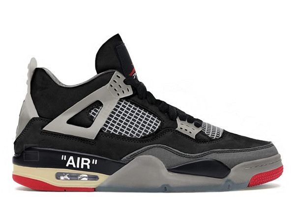 UA OFF-WHITE AIR JORDAN 4 BRED