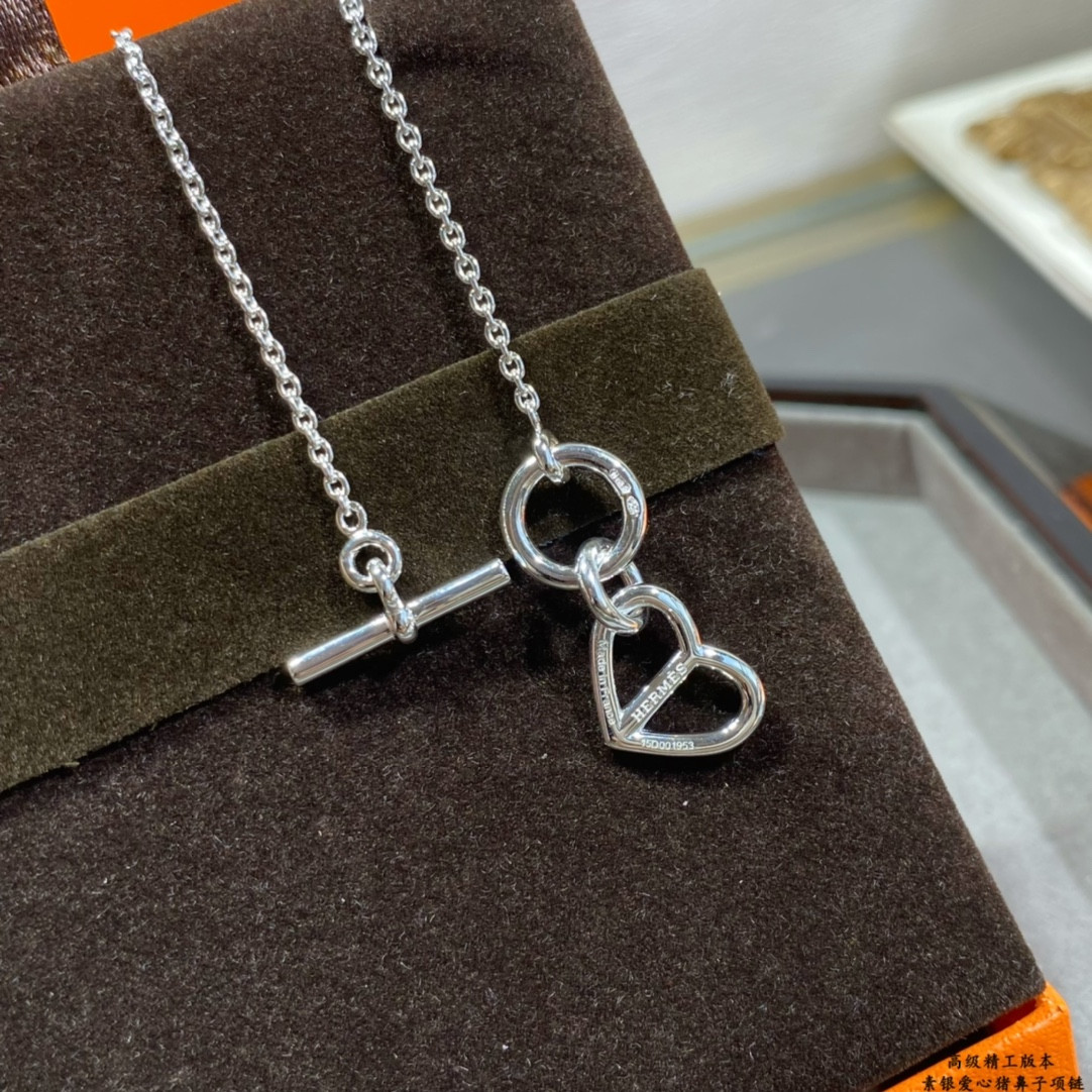 H**me5 Sterling Silver LoveHNecklace