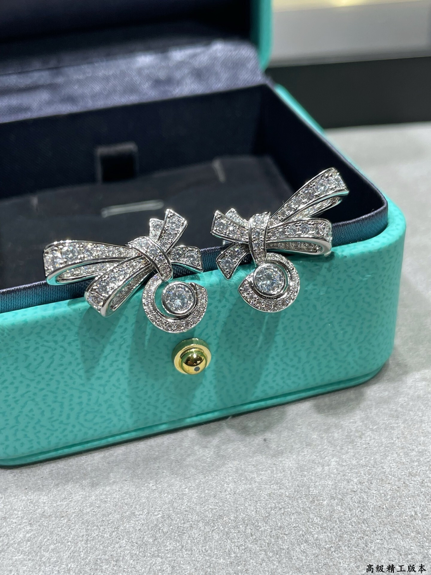 t*f*ny & co. D1am0nd-encrusted butterfly stud earrings