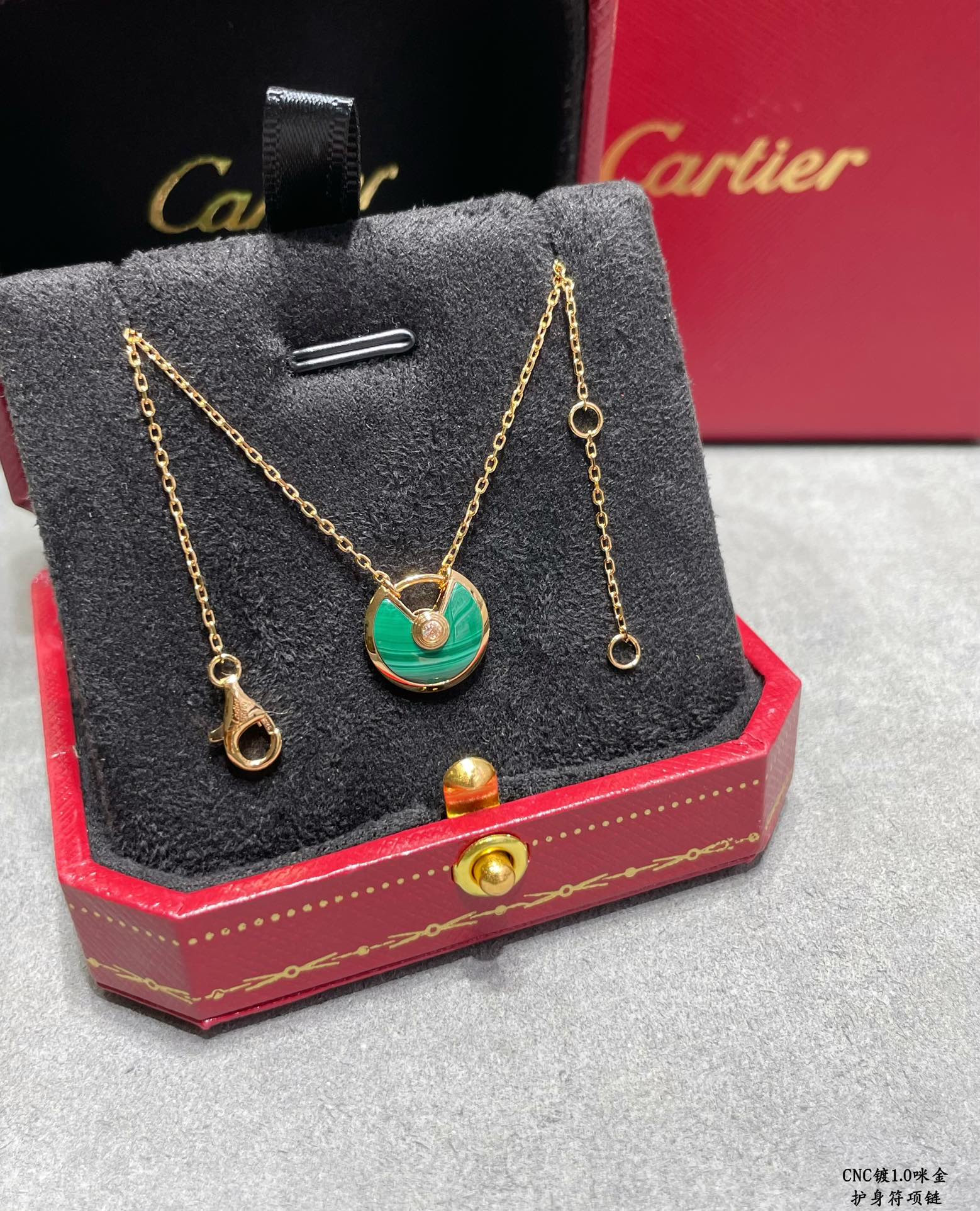 Ca*t1er Amulet Necklace