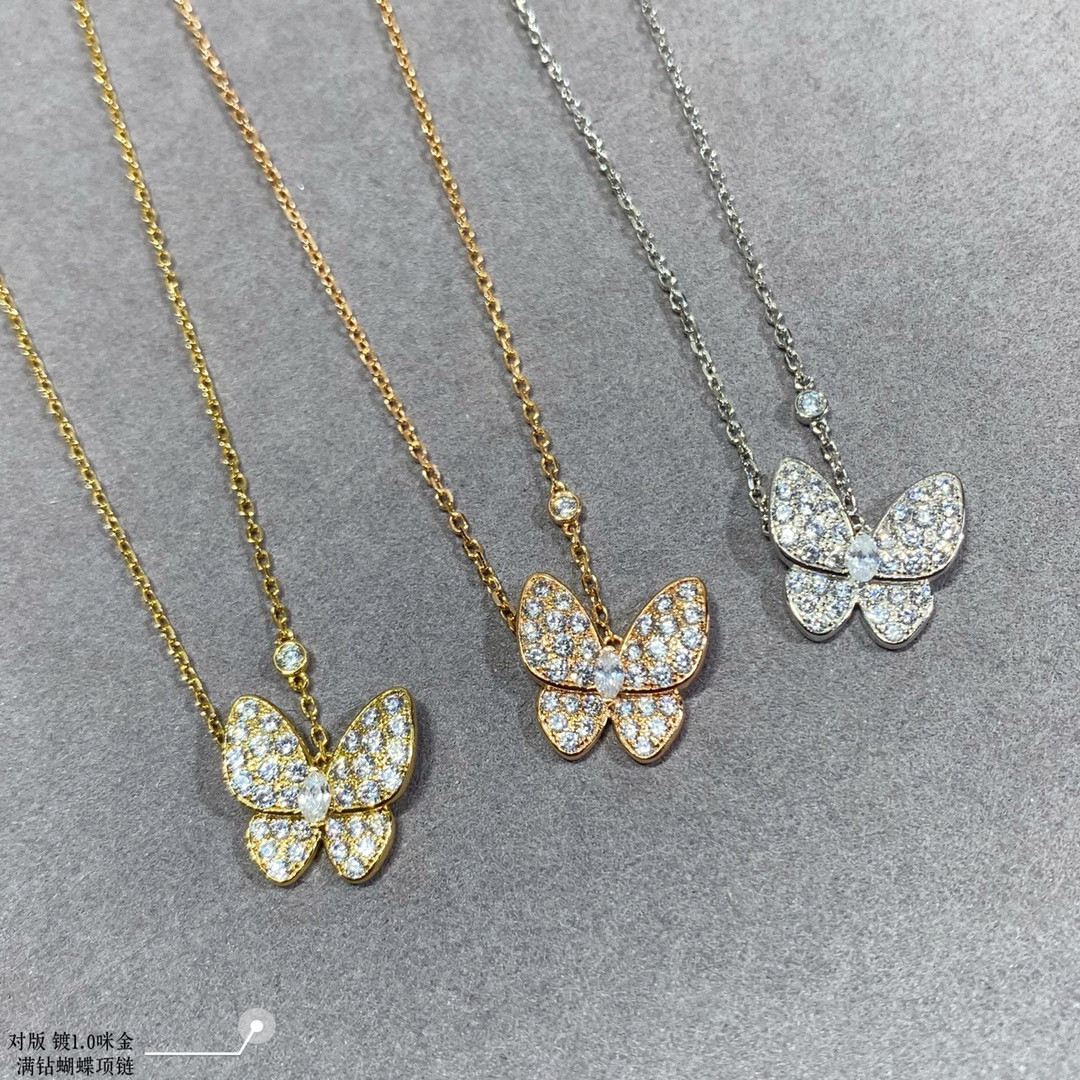 V*n Cl**f & Arpels High-end D1am0nd butterfly Necklace