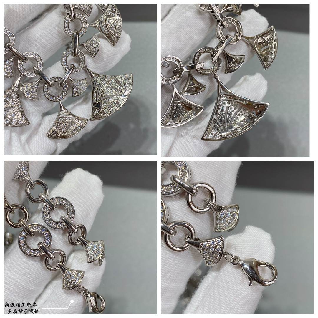 Bv1g*ai Multi-sash skirt Necklace(No refund or exchange)
