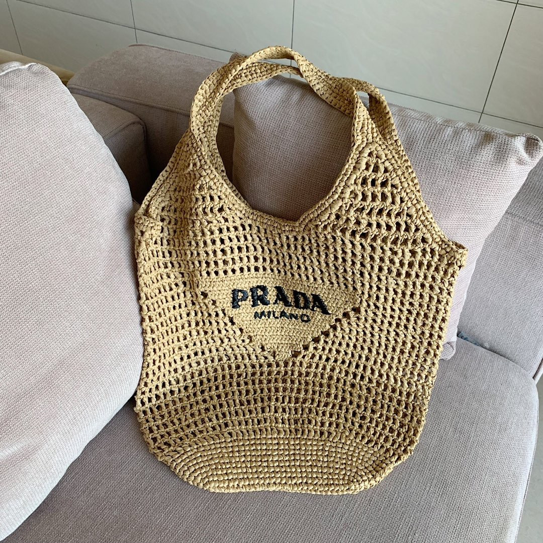 Pra*a raffia tote beach