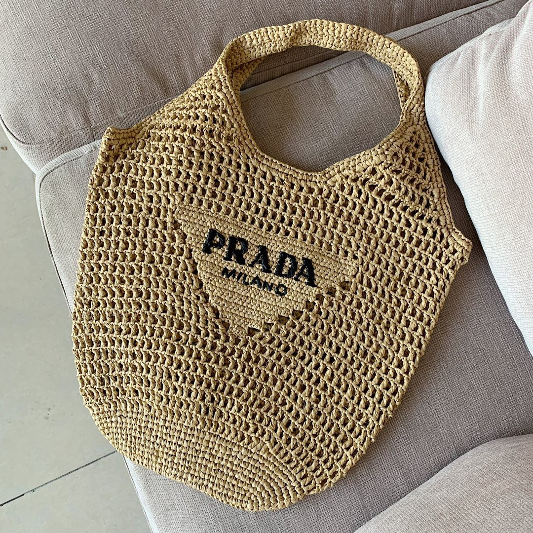 Pra*a raffia tote beach