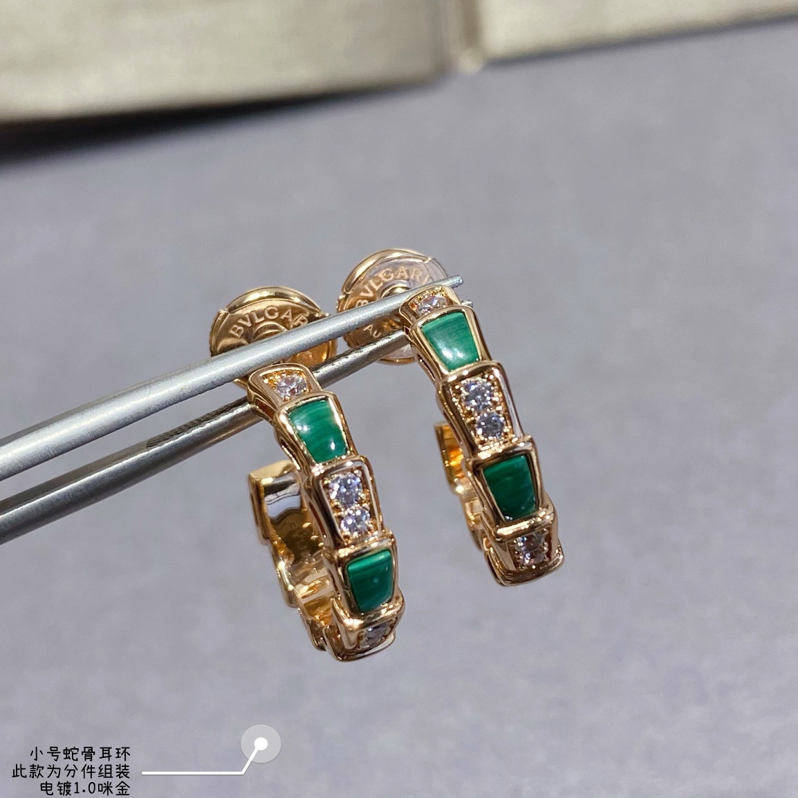 Bv1g*ai small Snake bone Earrings