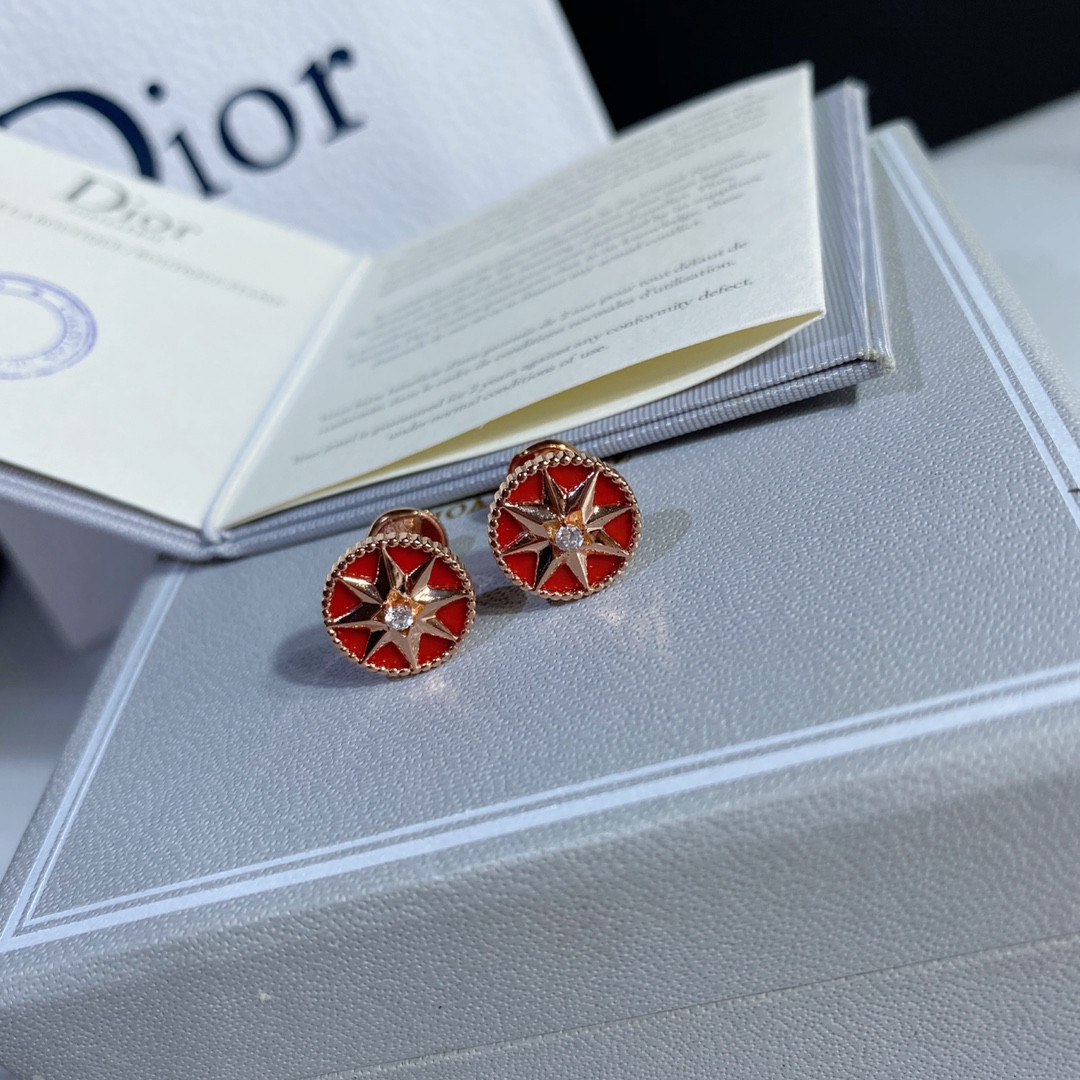 D10r compass Stud Earrings