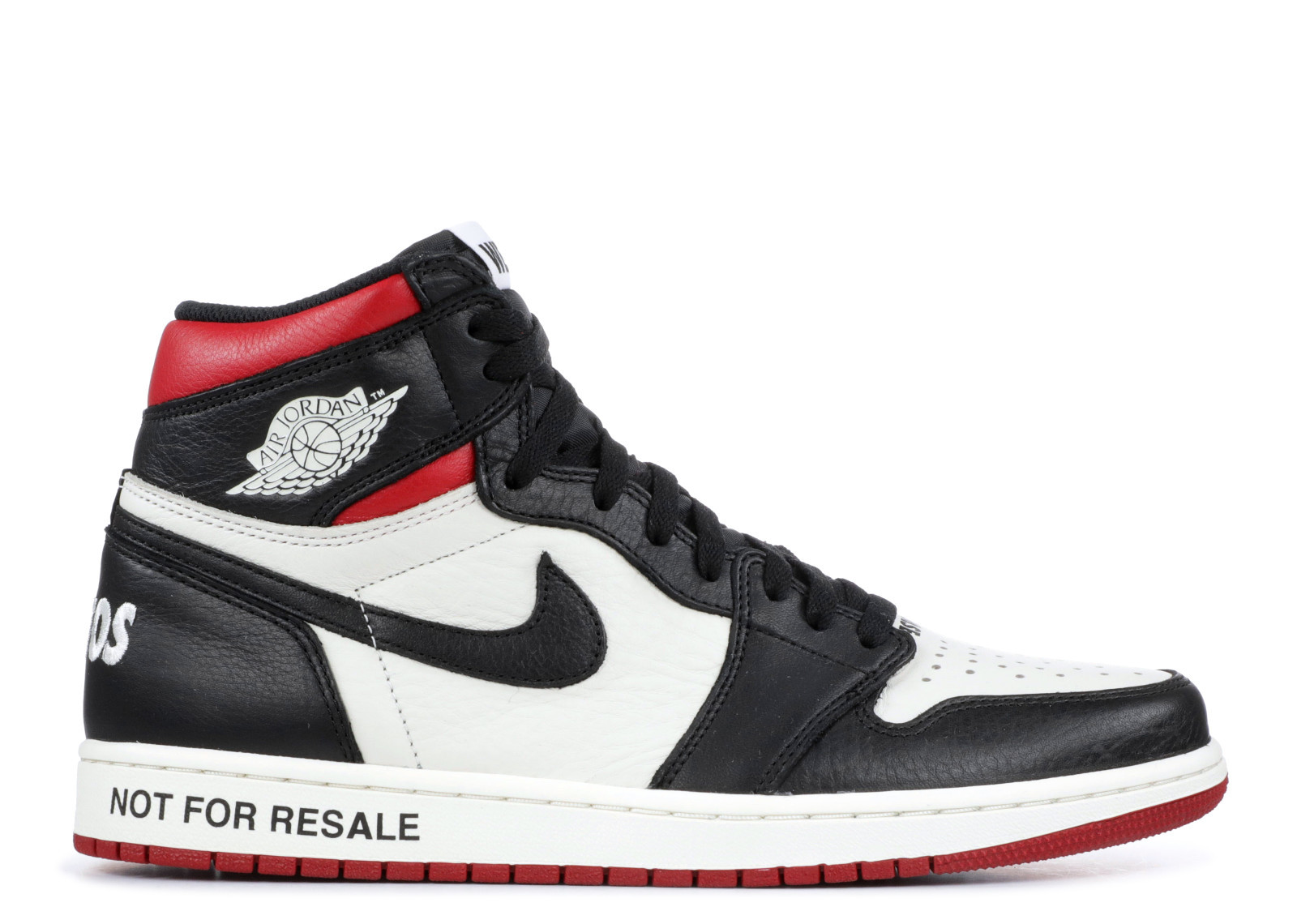 UA AIR JORDAN 1 RETRO HIGH OG NRG NOT FOR RESALE BLACK BRED