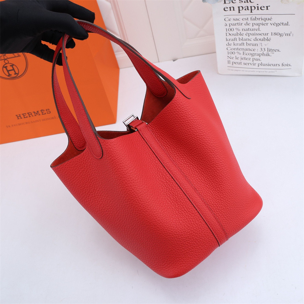 H**me5 Picotin 18cm bright red without original box