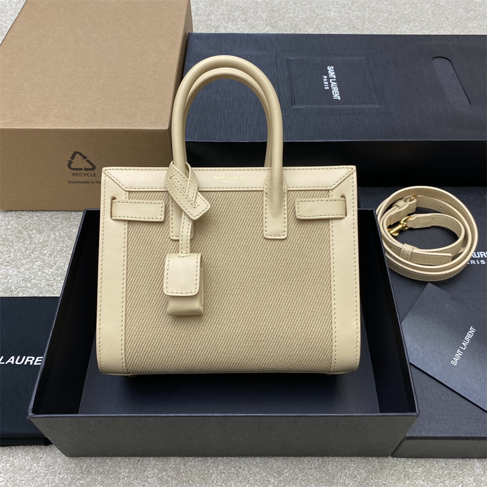 Y51 SAC DE JOUR NANO IN CANVAS HANDBAG