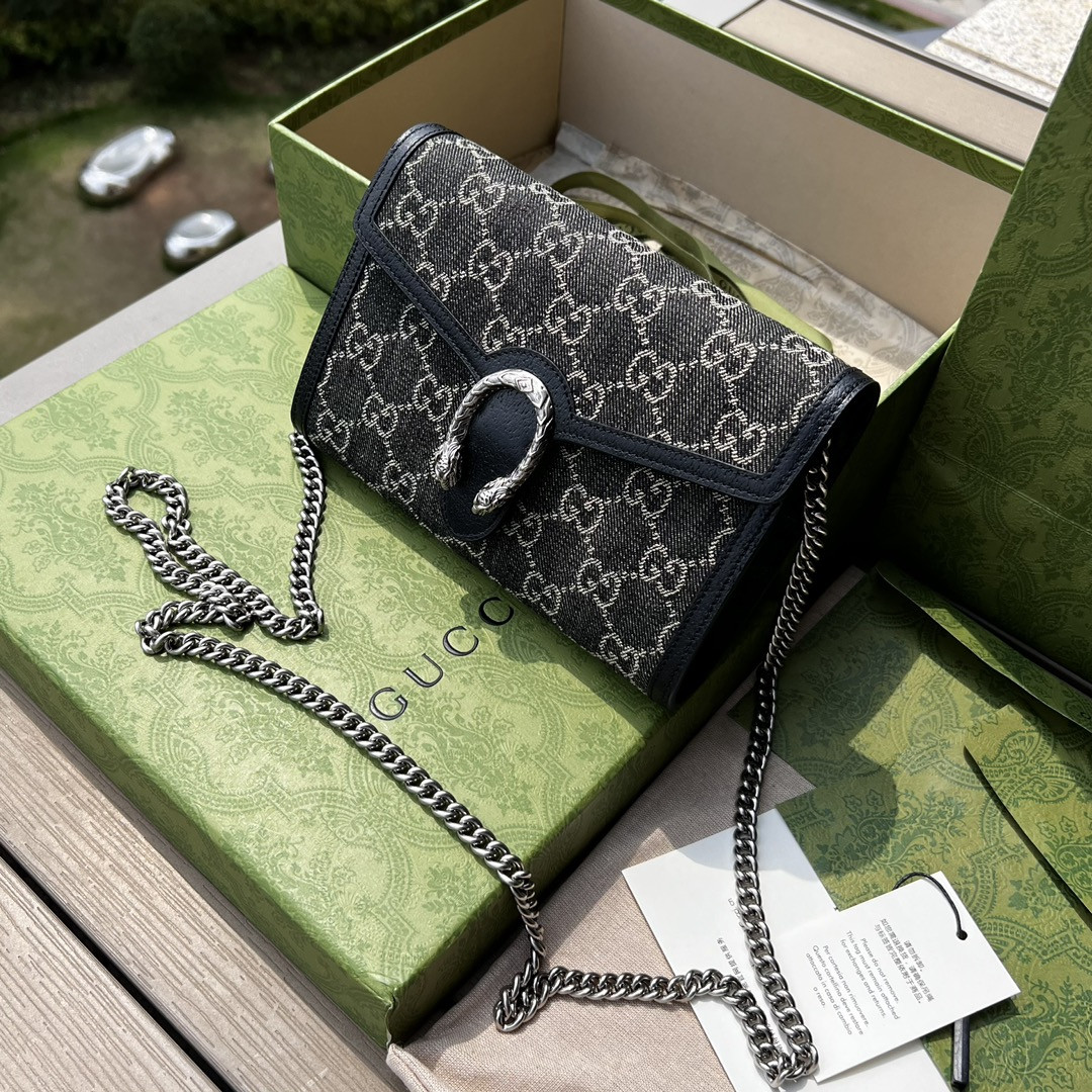 Gvc*1 DIONYSUS GG Svp*me MINI BAG 8"Wx5"Hx2.3"D