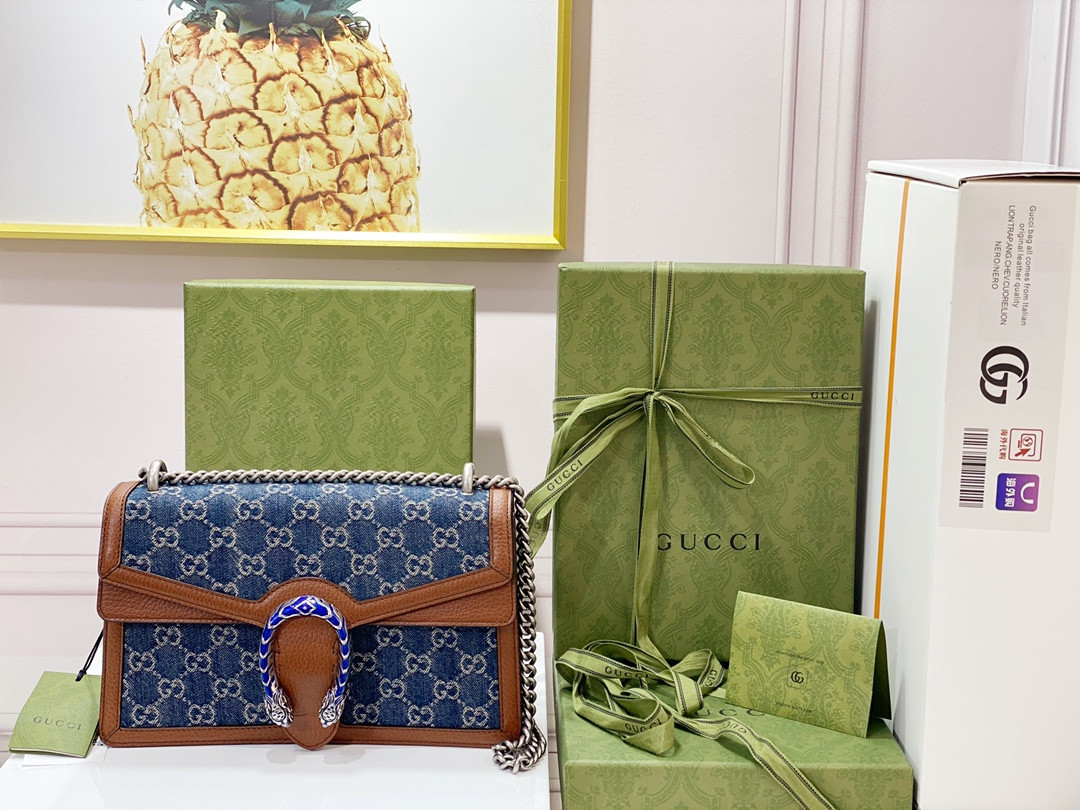 Gvc*1 DIONYSUS SMALL SHOULDER BAG BLUE 11"Wx7"Hx3.5"D