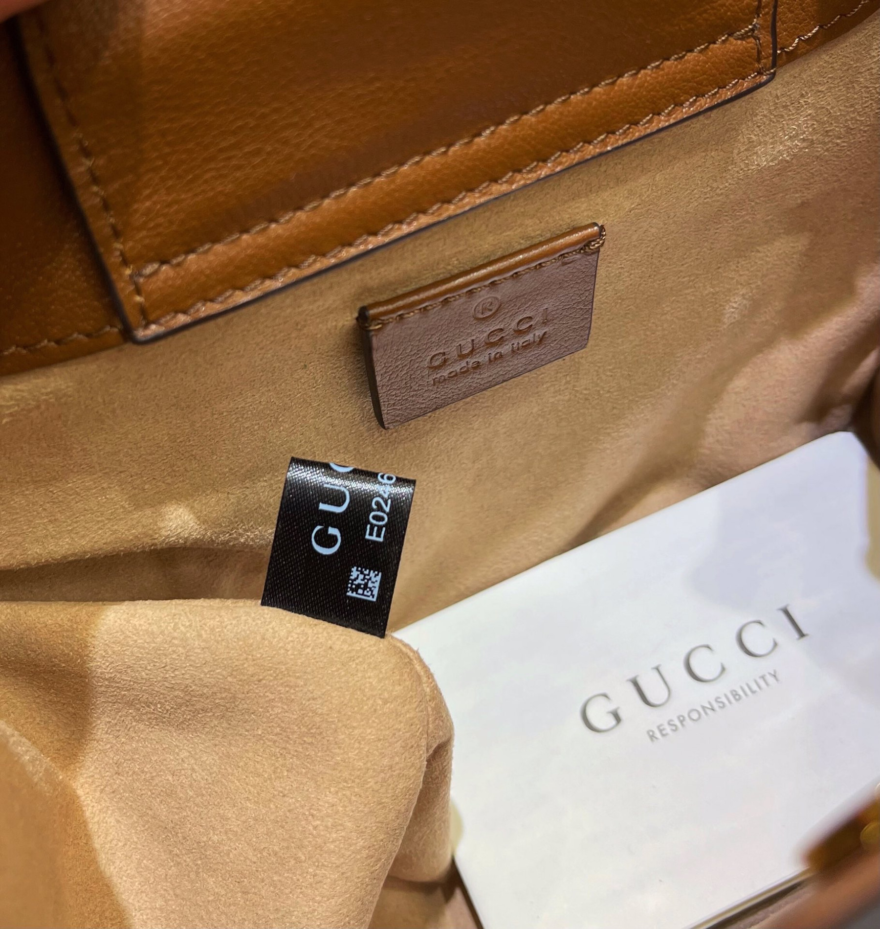 Gvc*1 DIANA MINI TOTE BAG Brown 20W x 16H x 10D CM