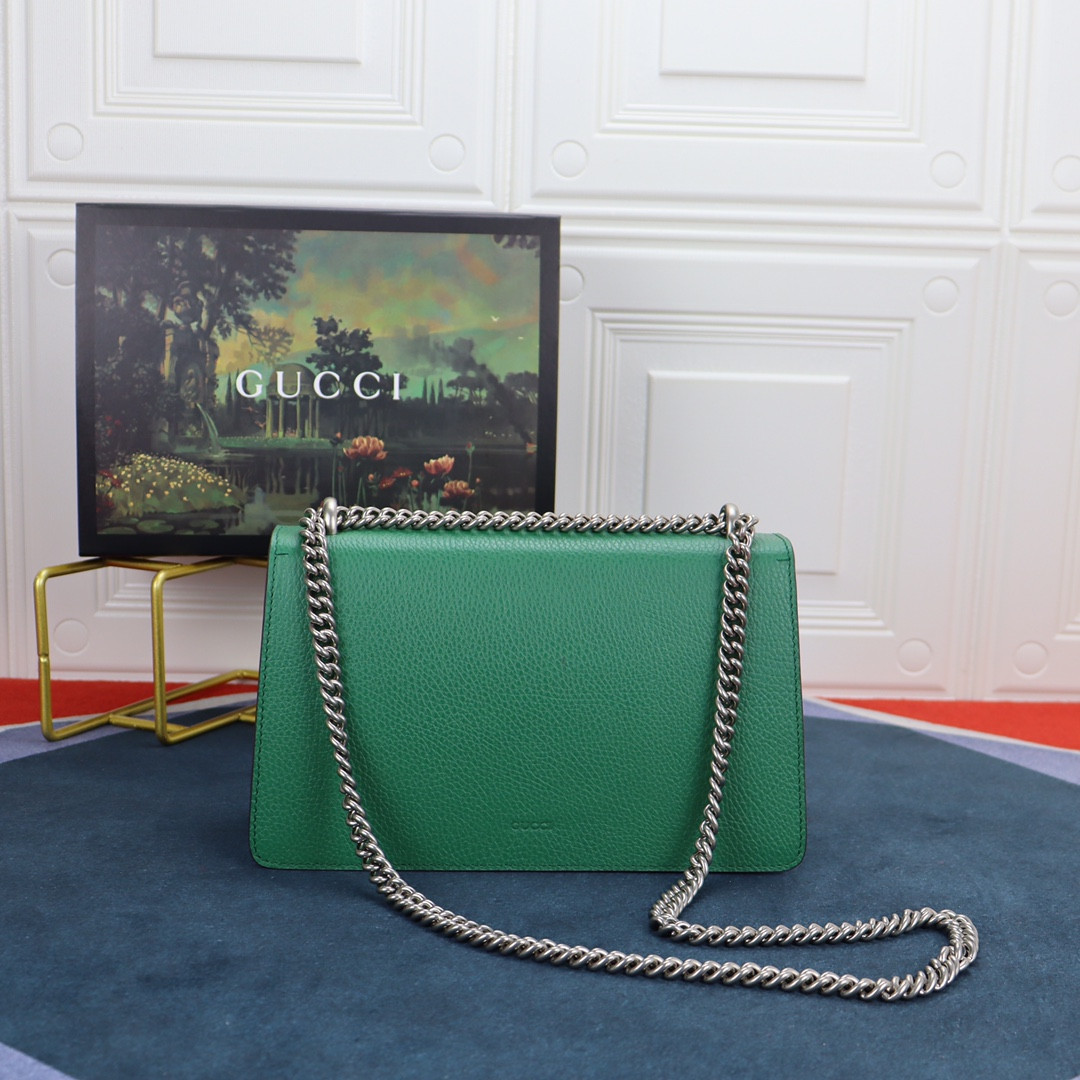 Gvc*1 DIONYSUS SMALL SHOULDER BAG GREEN 28x18x9cm