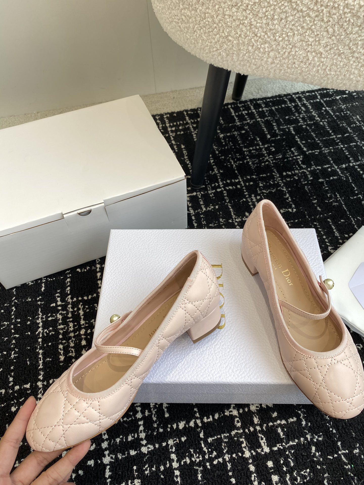 UA D10r Ballet Pump Rose