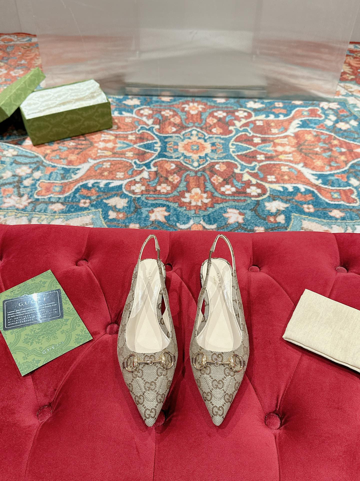 UA Gvc*1 HORSEBIT SLINGBACK FLAT