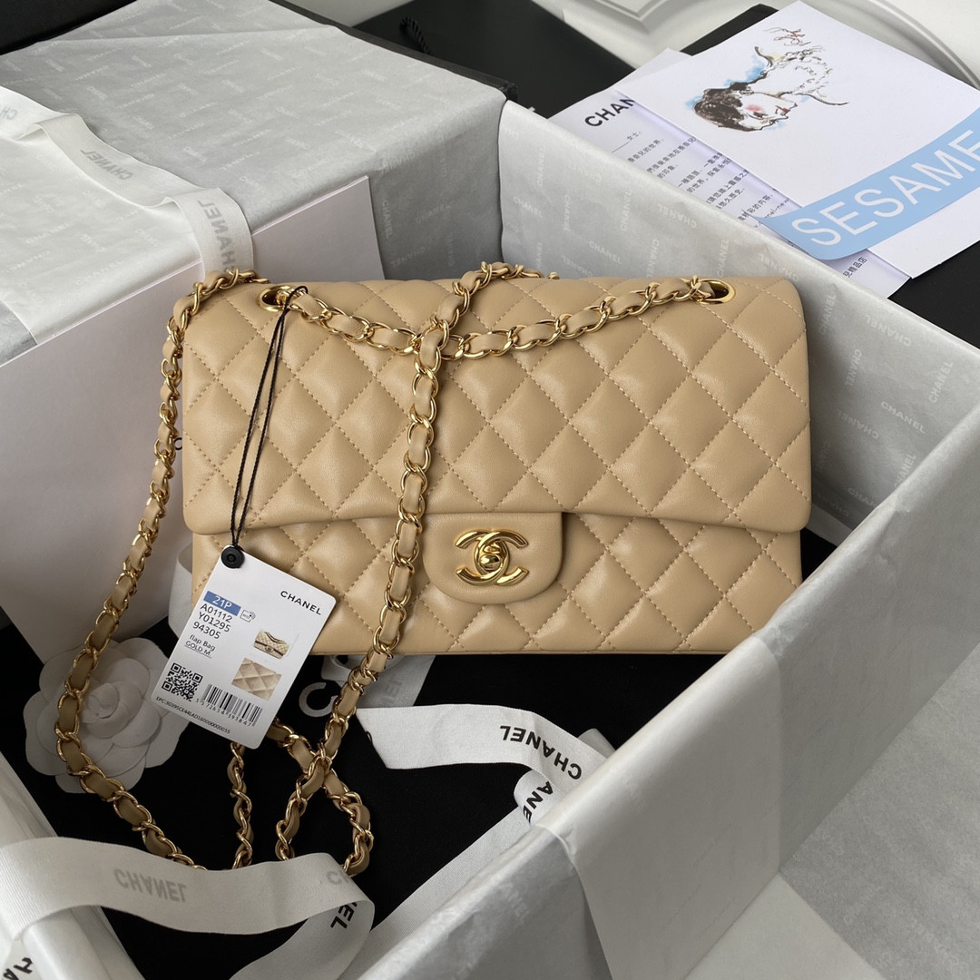 Ch**el Classic Flap Bag 15.5×25.5×6.5cm