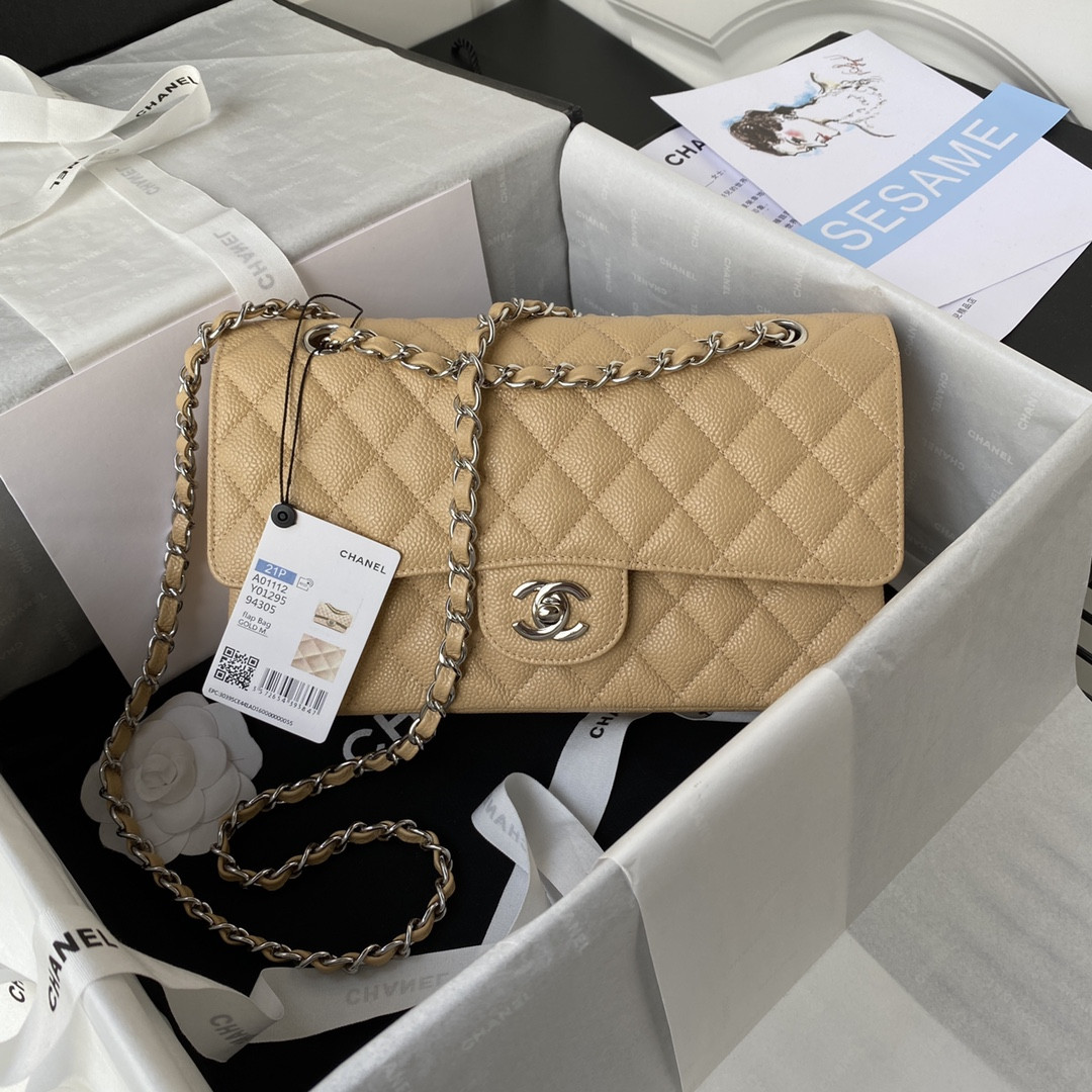 Ch**el Classic Flap Bag 15.5×25.5×6.5cm