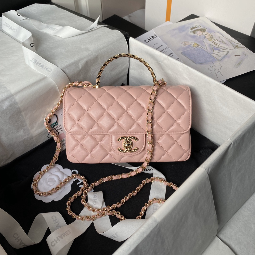 Ch**el 24A Mini Classic Handbag 12 × 20 × 6 cm