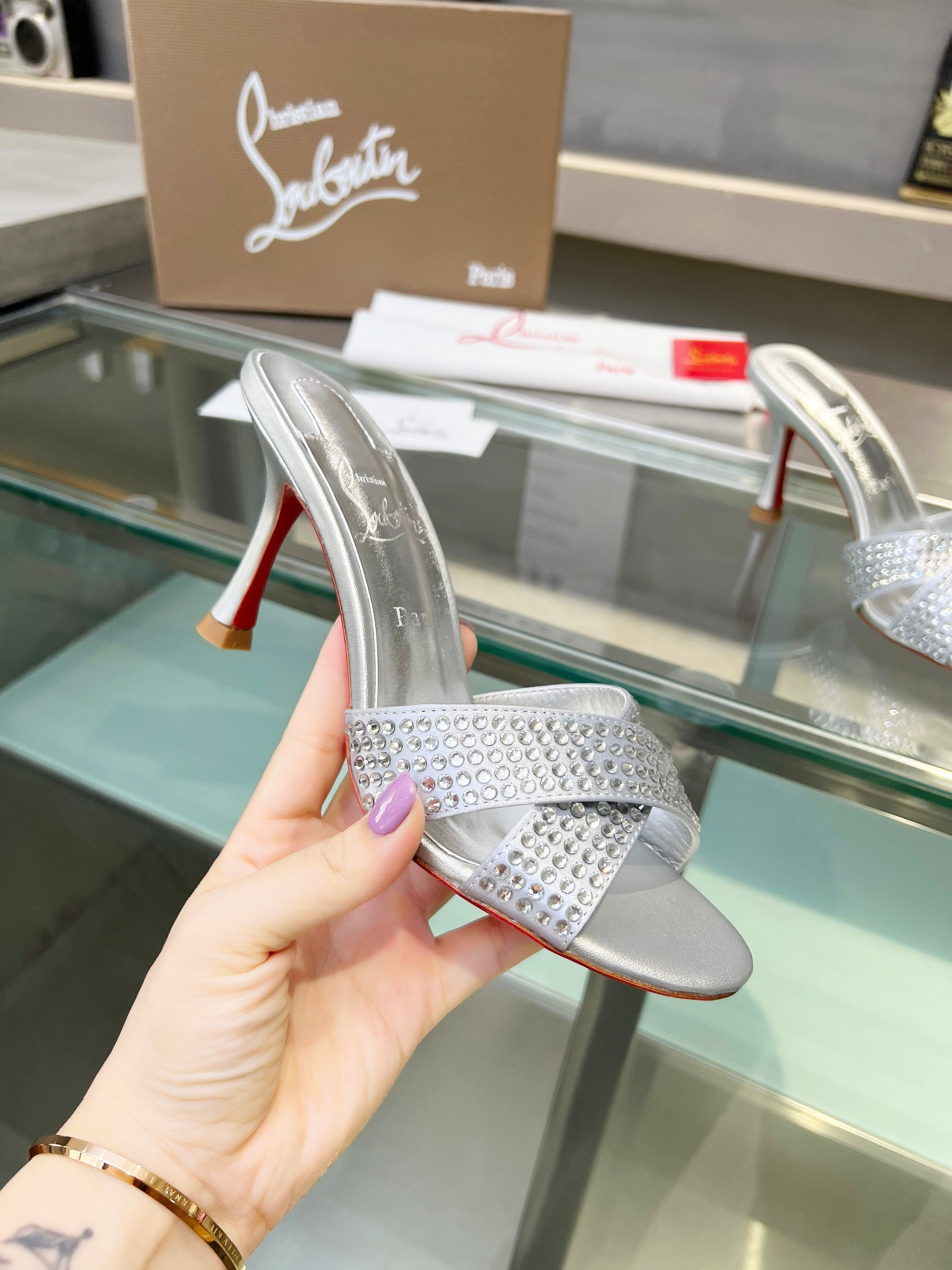 ua chr1st1an louboutin cl red-botT0m shoes