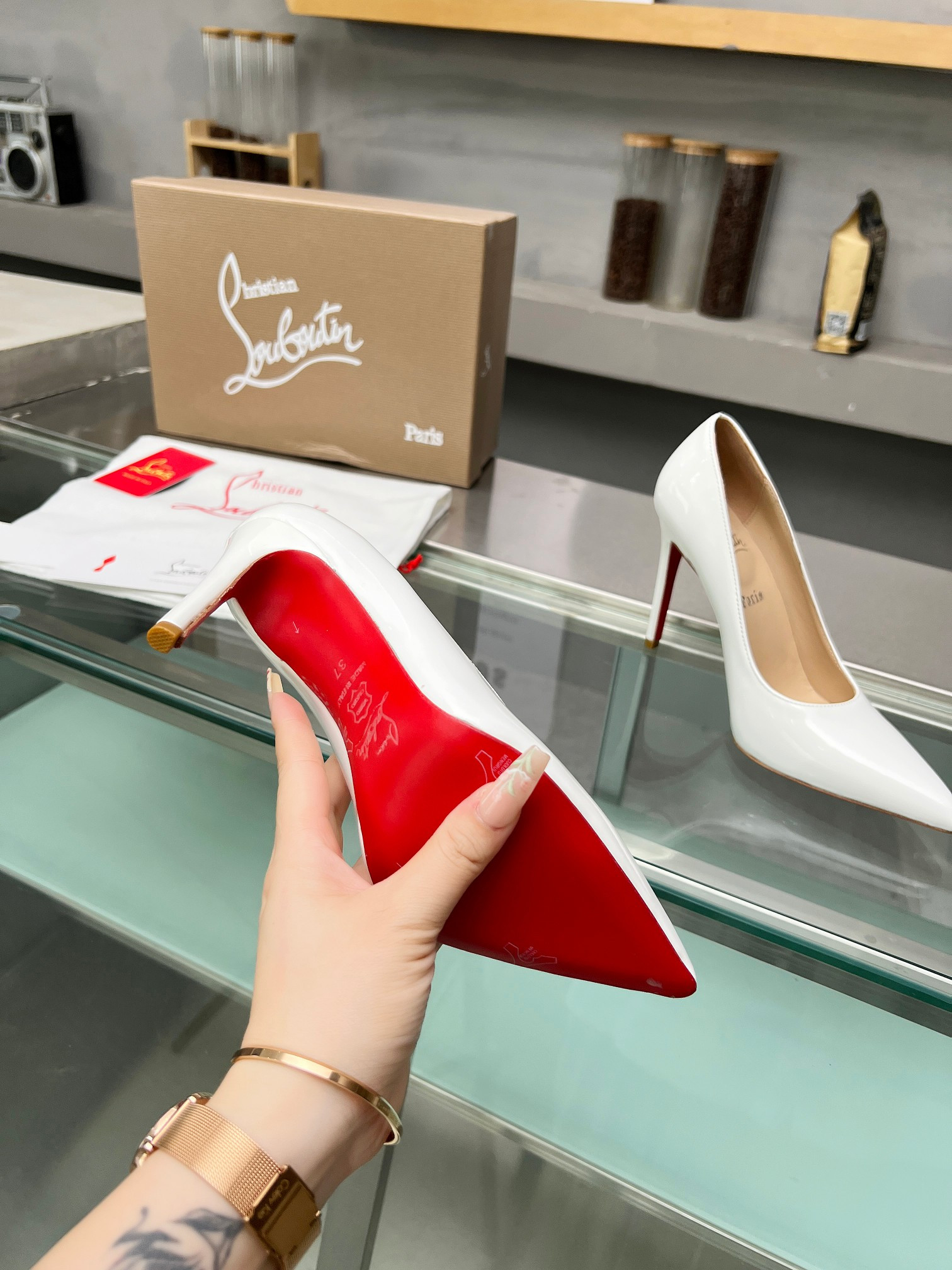 ua chr1st1an louboutin cl red-botT0m shoes