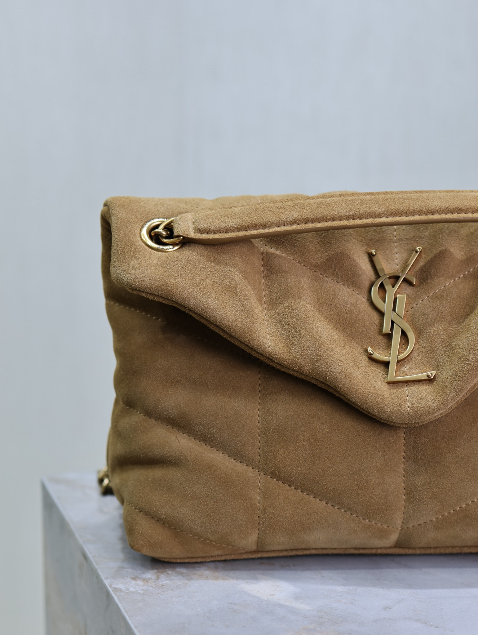 Y51 Loulou Small Puffer (Suede)  29 x 17 x 11cm