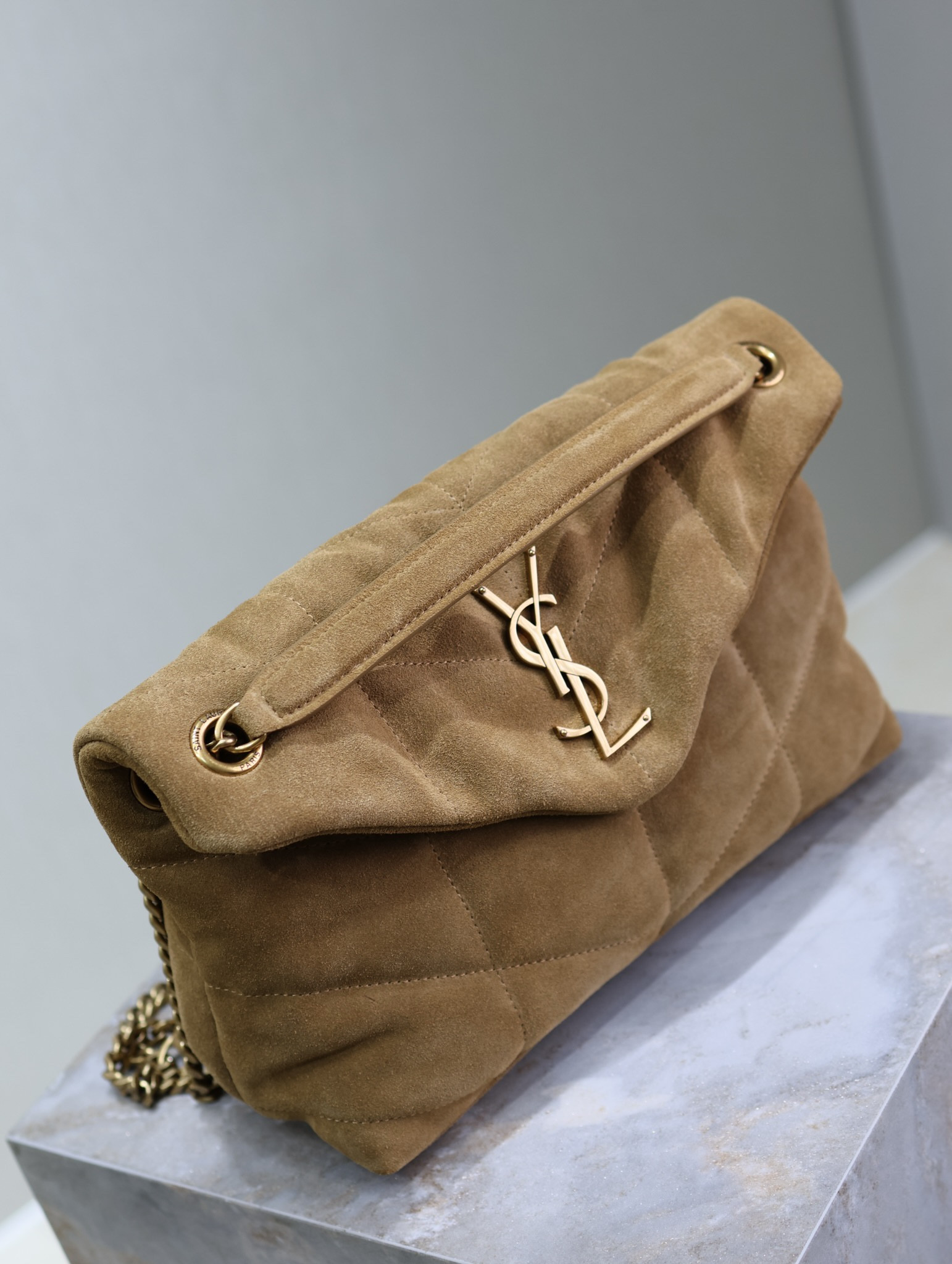 Y51 Loulou Small Puffer (Suede)  29 x 17 x 11cm
