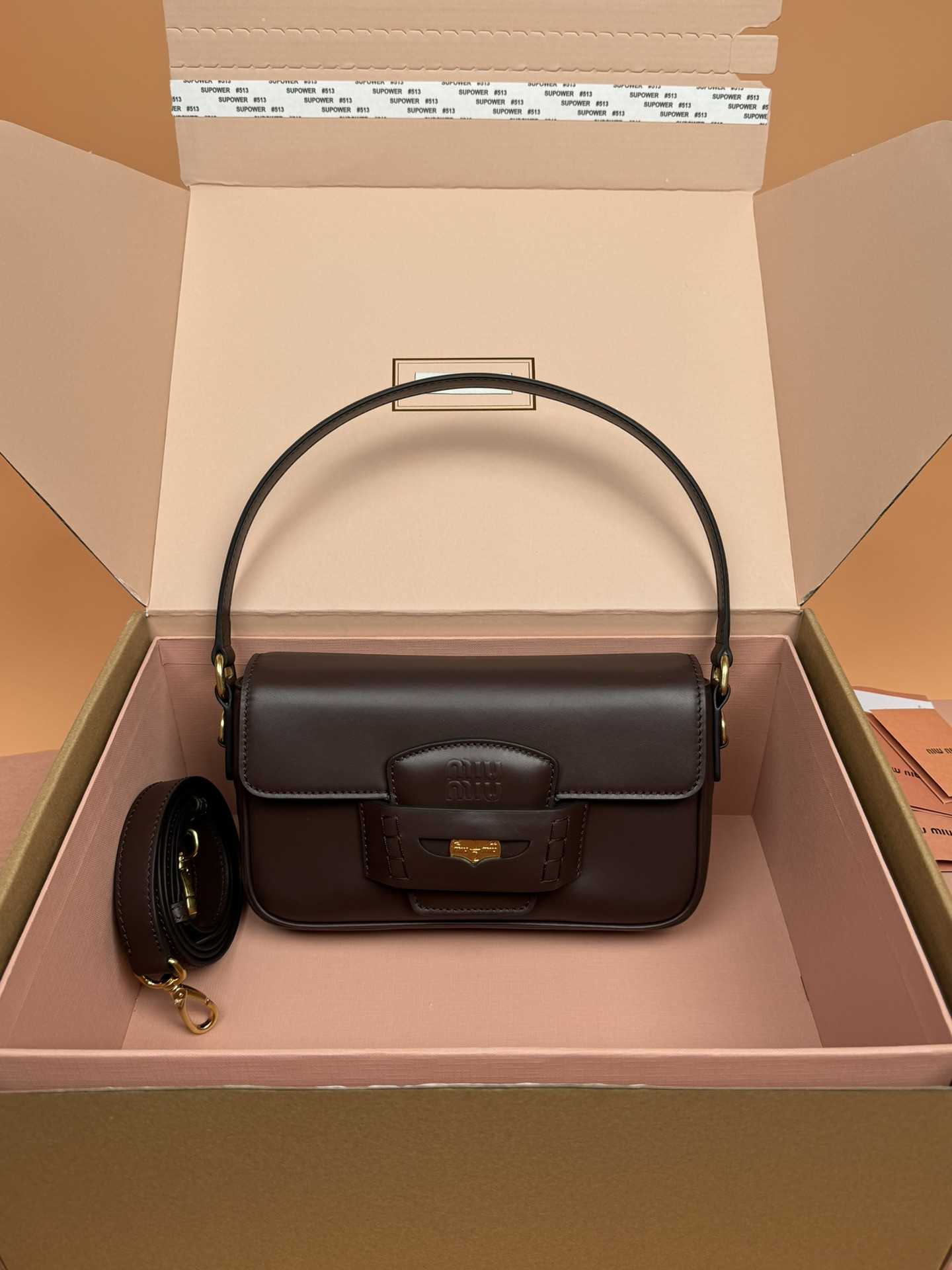 M1v M1v penny leather bag 23×13.5×5cm