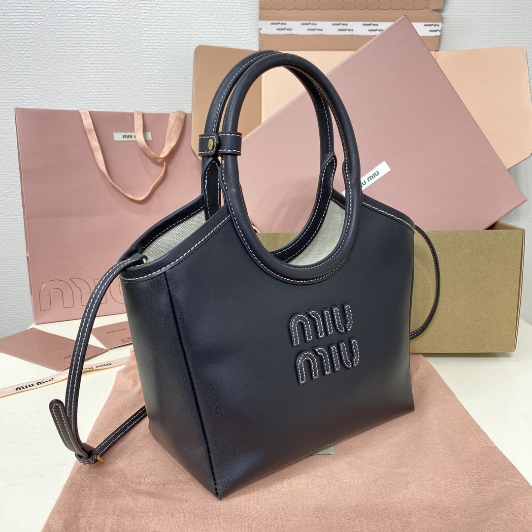 M1v M1v ivy leather bag 23.5x22x12cm
