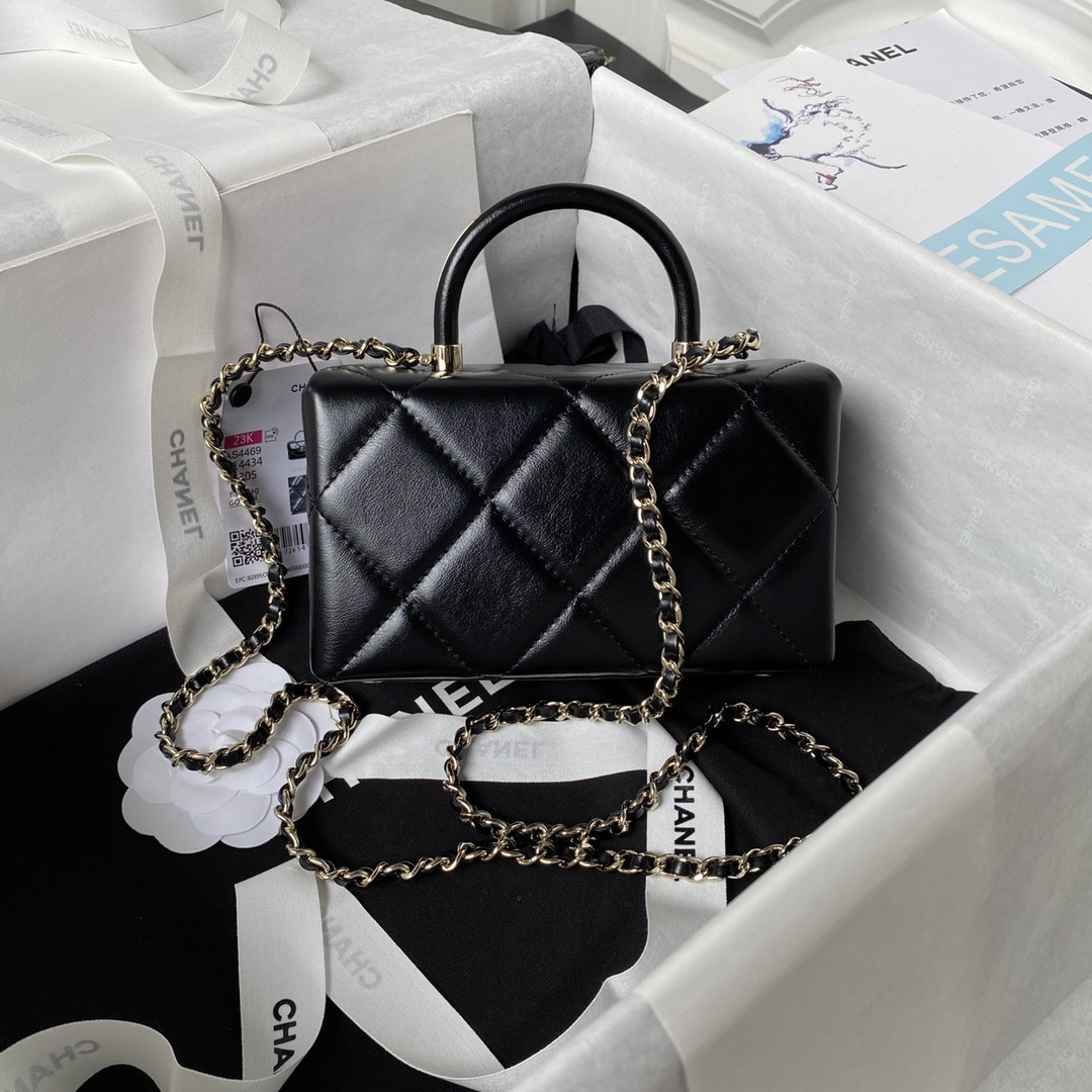Ch**el 23K WALLET ON CHAIN Handbag 10.5×17×8cm