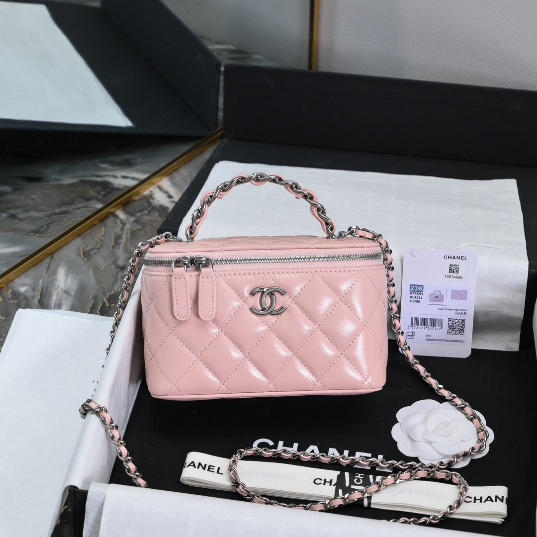 Ch**el Clutch With Chain 17x10x8cm