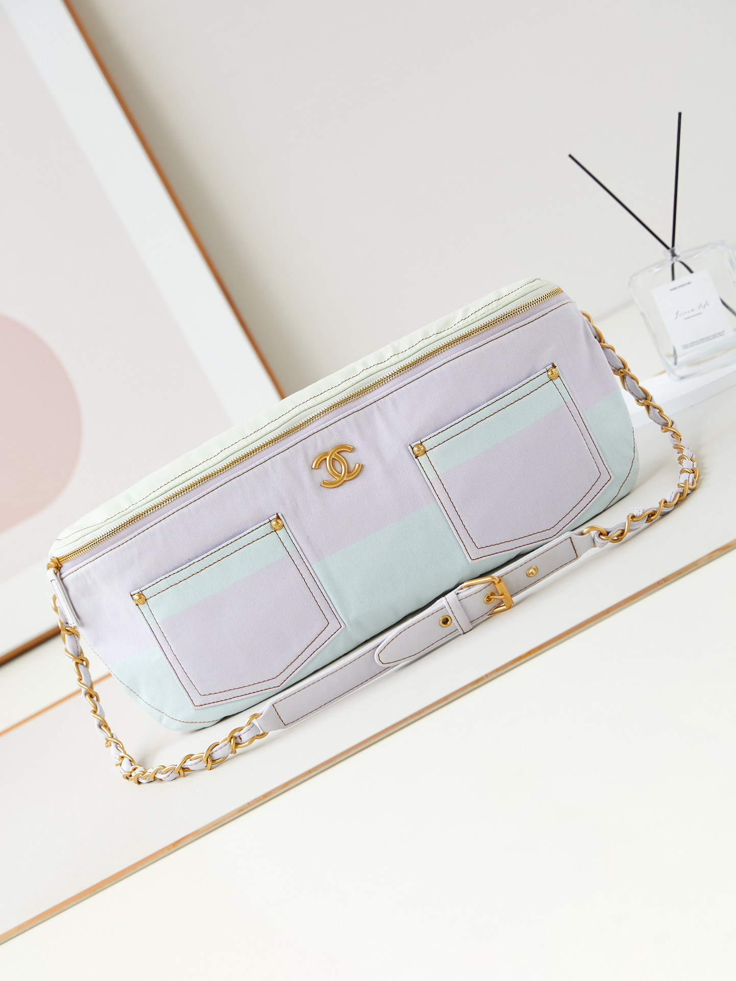 Ch**el Waist bag 19x45x9cm