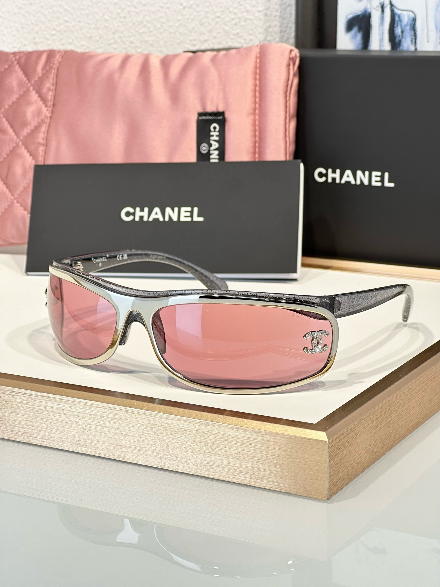 Ch**el Glasses coco neige 71557