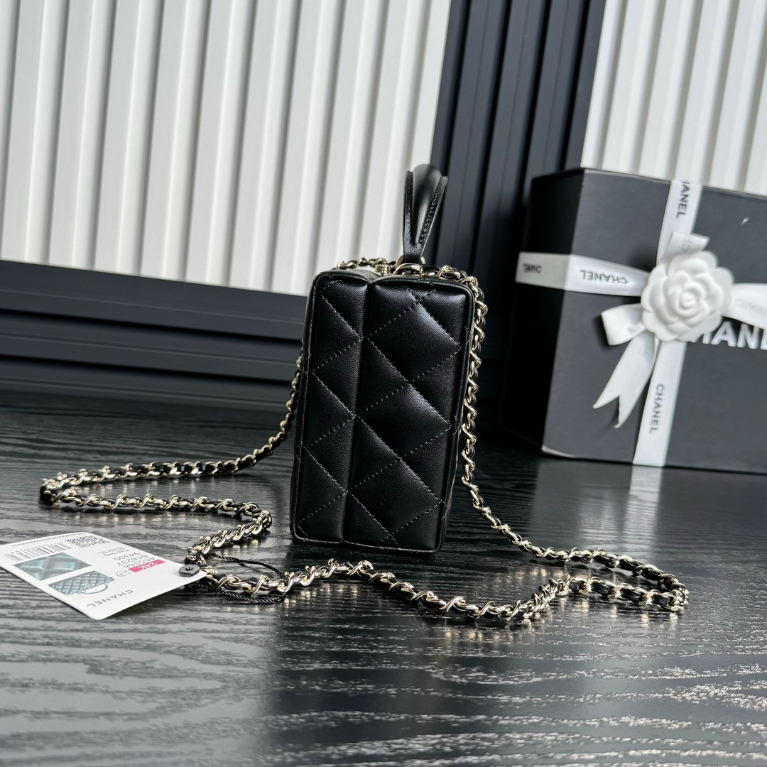 Ch**el Small Box Bag 12.5x18x6.5cm