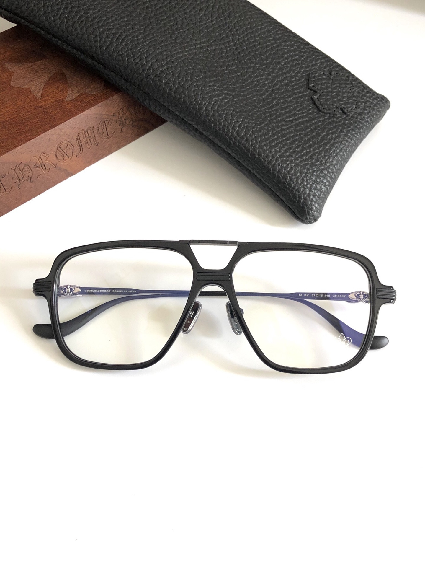 Ch*0me He**ts Glasses CH8182 57-15-148