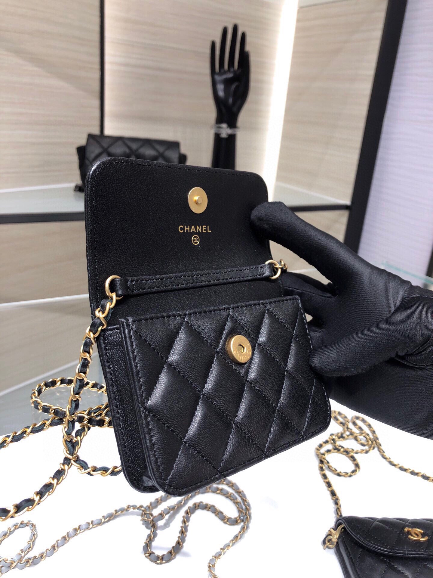 Ch**el 20S FLAP HANDBAG AP1465 12x9cm