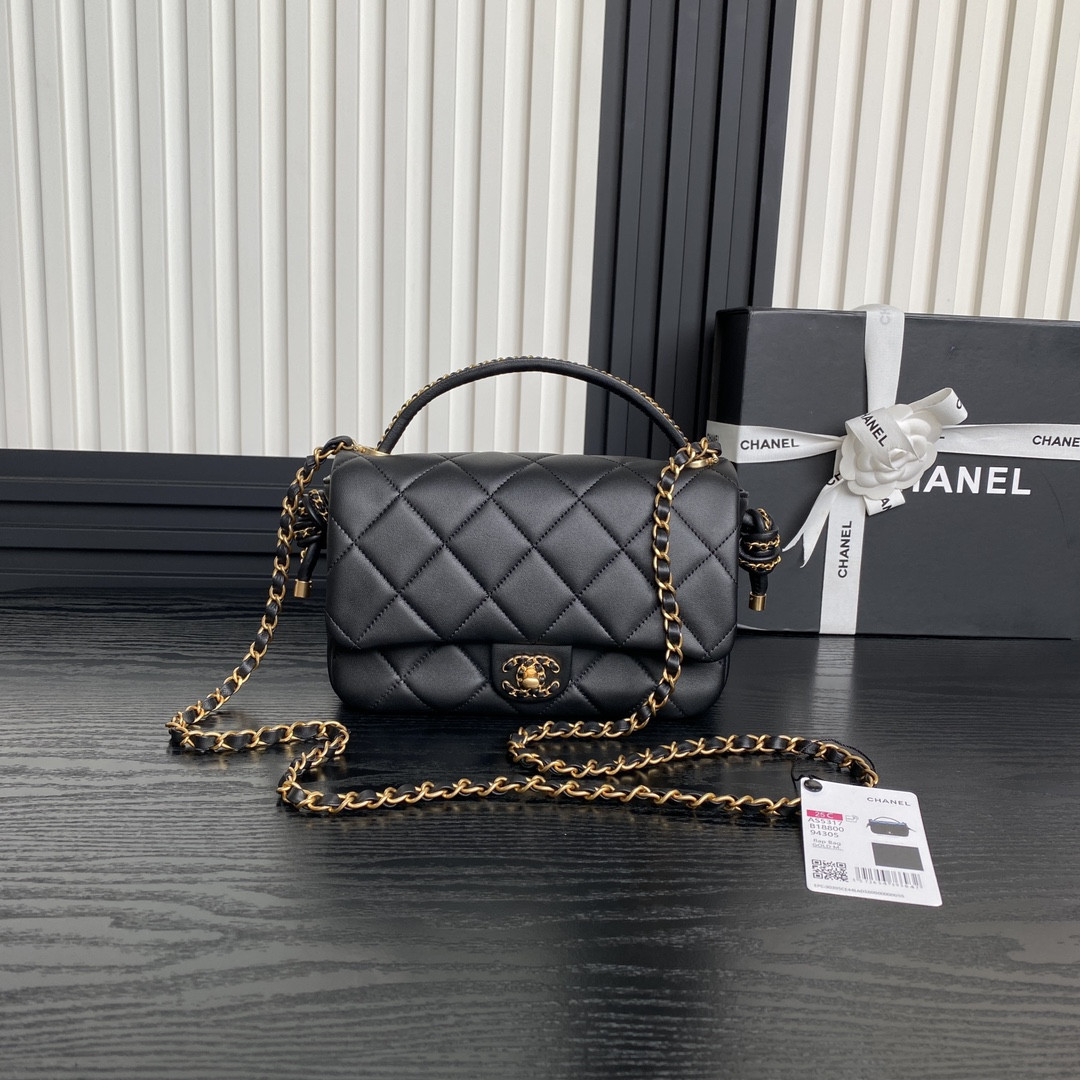 Ch**el Flap Handbag AS5317 22x23.5x6cm