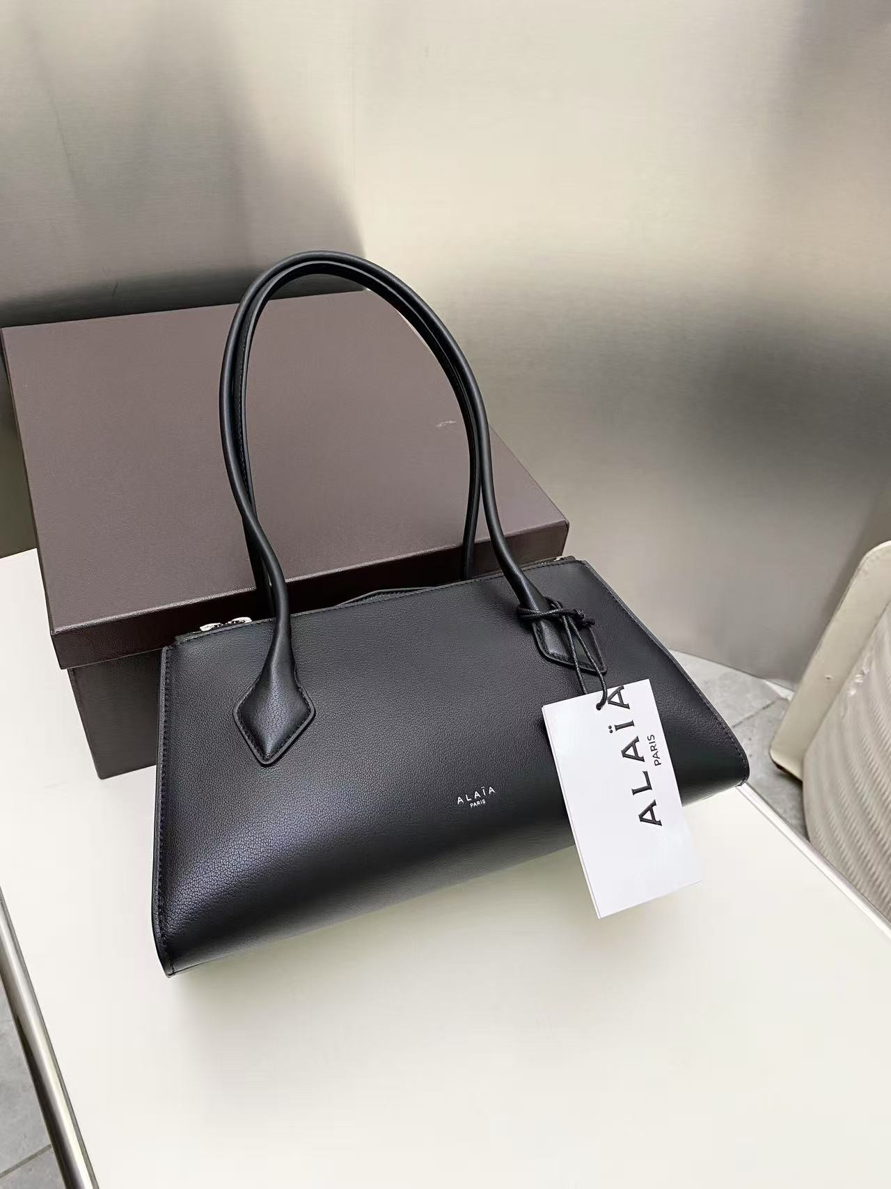 A1a1a LE TECKE Small Double-Zip Bag 32x13x15cm