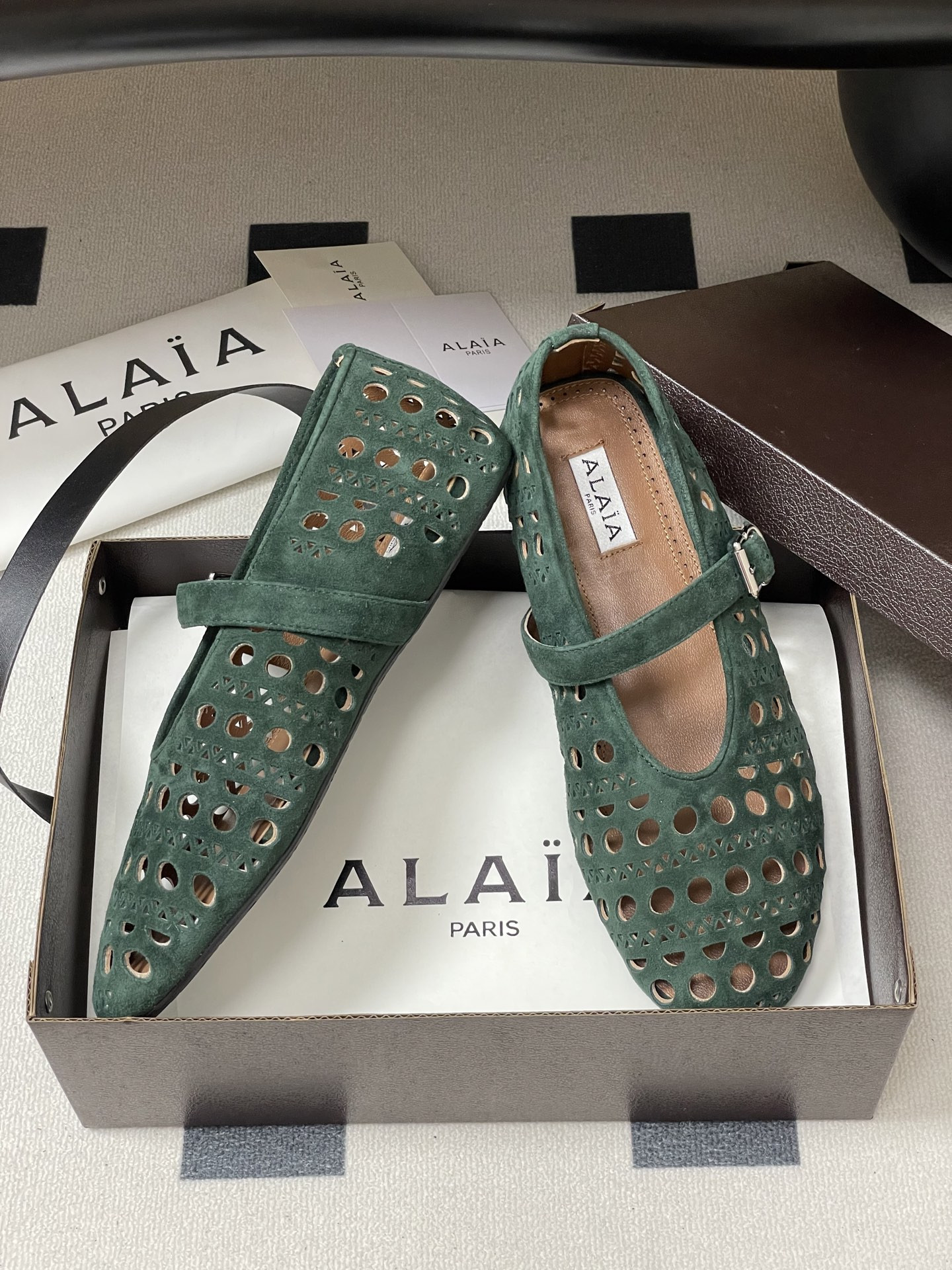 ua alaÏa vienne ballet flats(cusT0mized size 7-10 days production time)