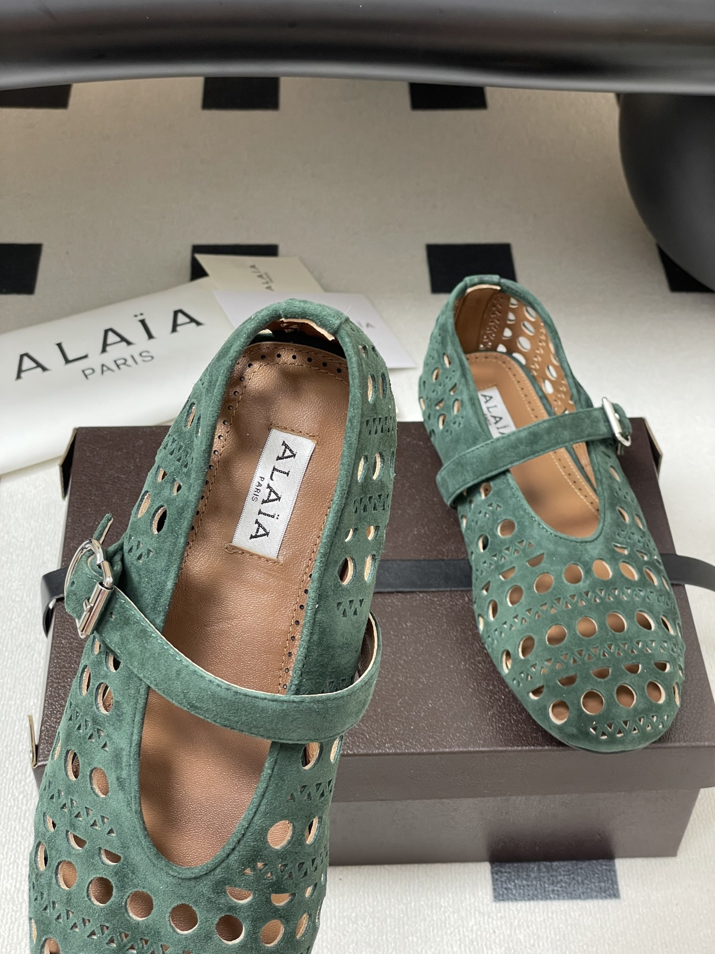 ua alaÏa vienne ballet flats(cusT0mized size 7-10 days production time)