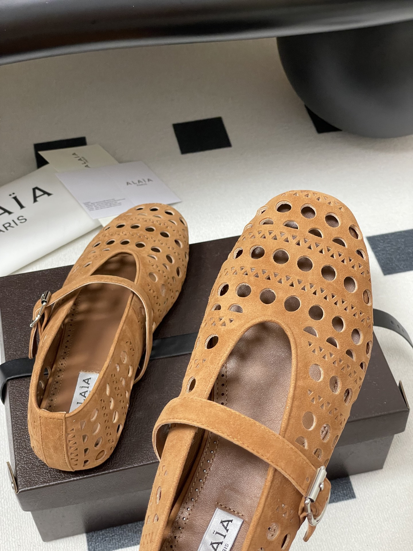ua alaÏa vienne ballet flats(cusT0mized size 7-10 days production time)