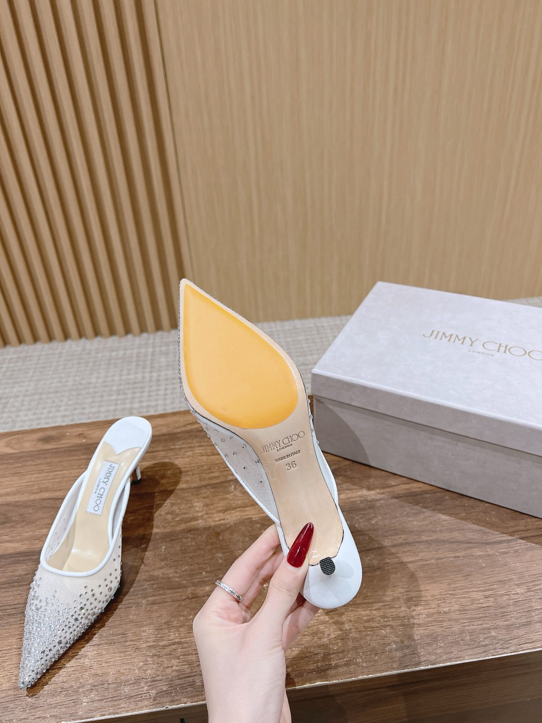 UA J1m*y Ch00 Vivi Mules 6.5cm